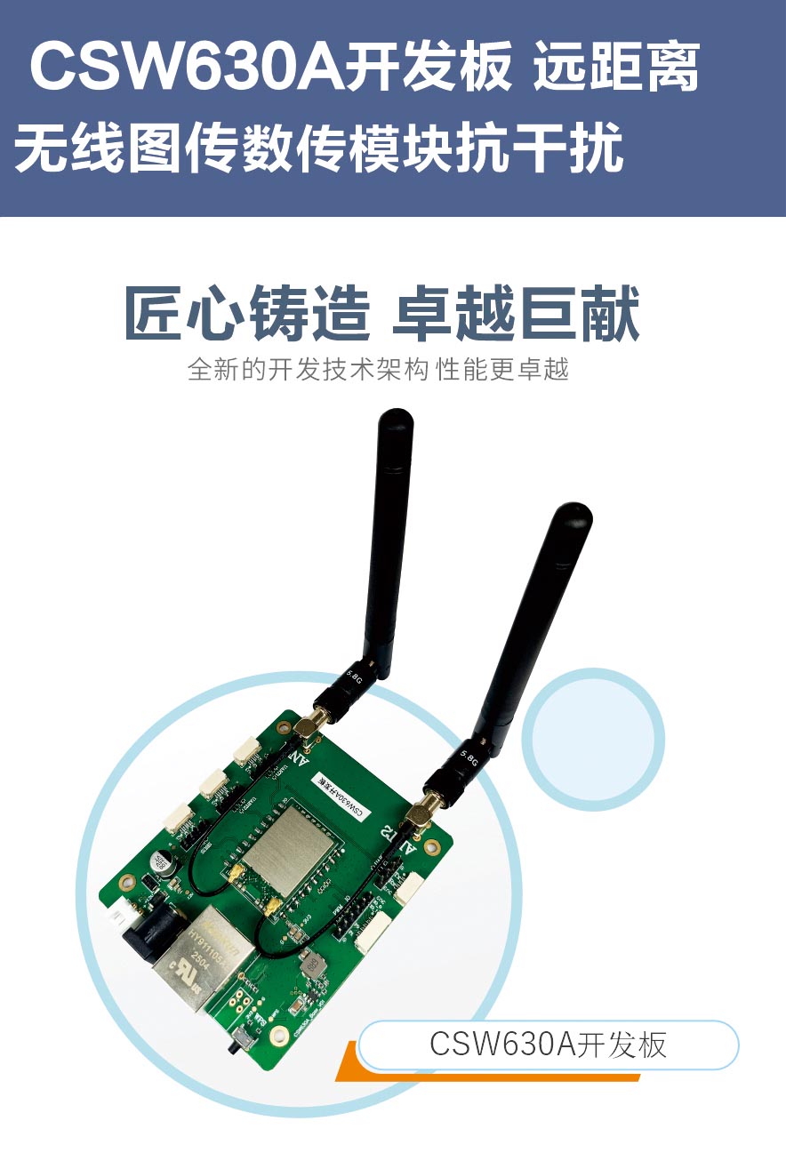 機器人遠距離無線數(shù)字圖傳開發(fā)板評估板
